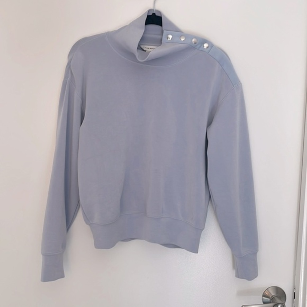 Club Monaco Light Blue Mock Neck Pullover​​​​​​​​​​​​​​​​​​​​​​​​​​